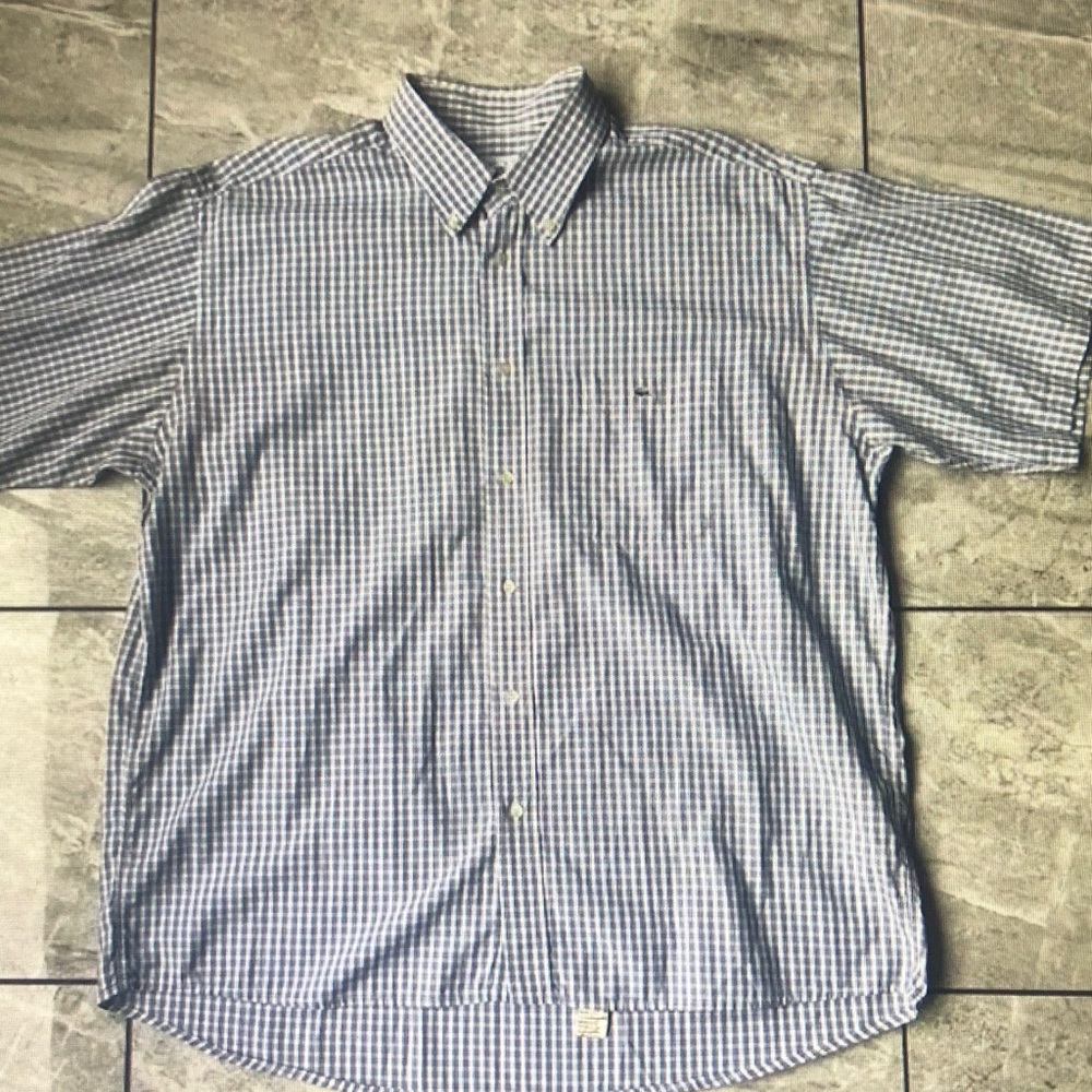 Men's Blue Checkered Shirt